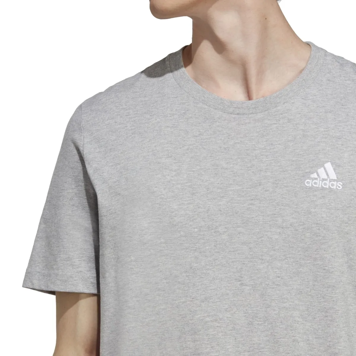 adidas Men's Essentials Single Jersey Embroidered Small Logo Tee