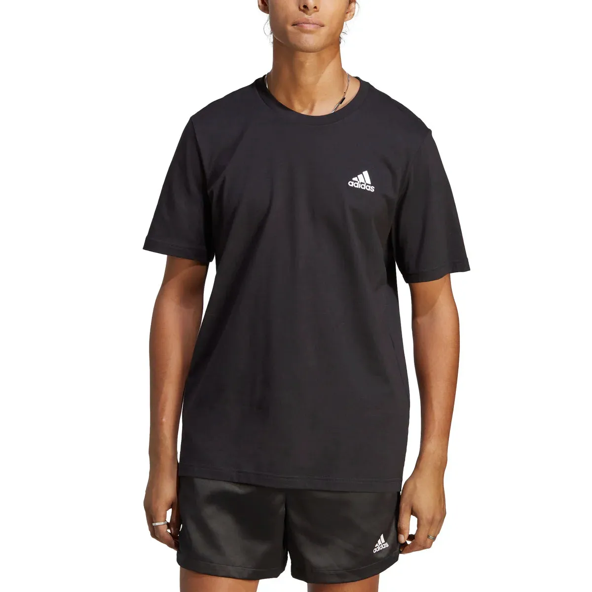 adidas Men's Essentials Single Jersey Embroidered Small Logo Tee