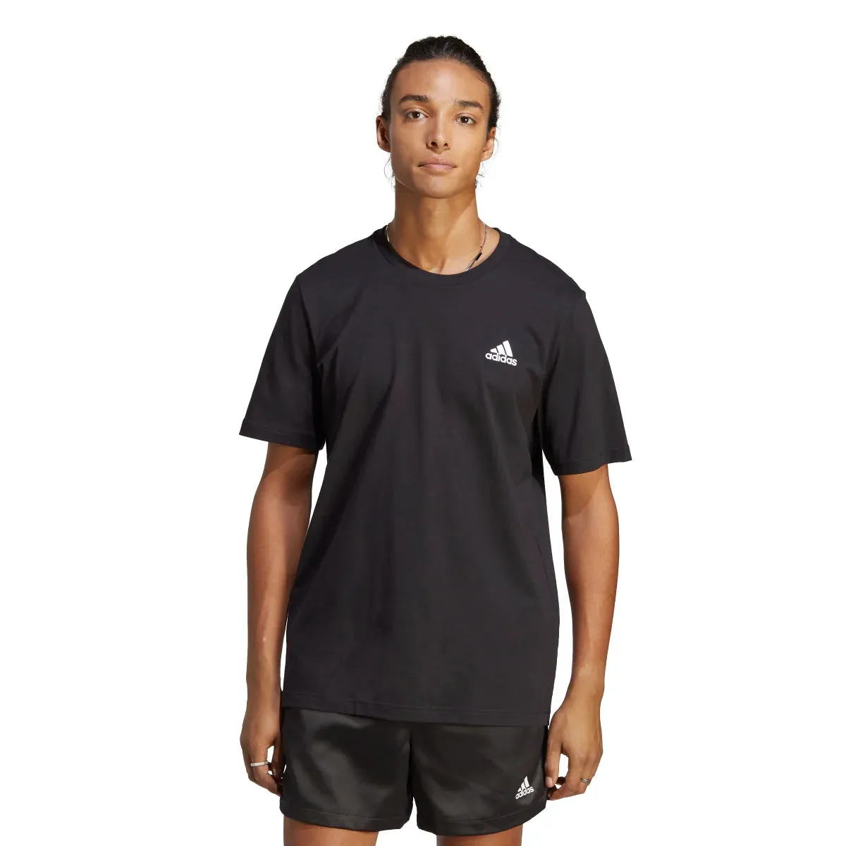 adidas Men's Essentials Single Jersey Embroidered Small Logo Tee