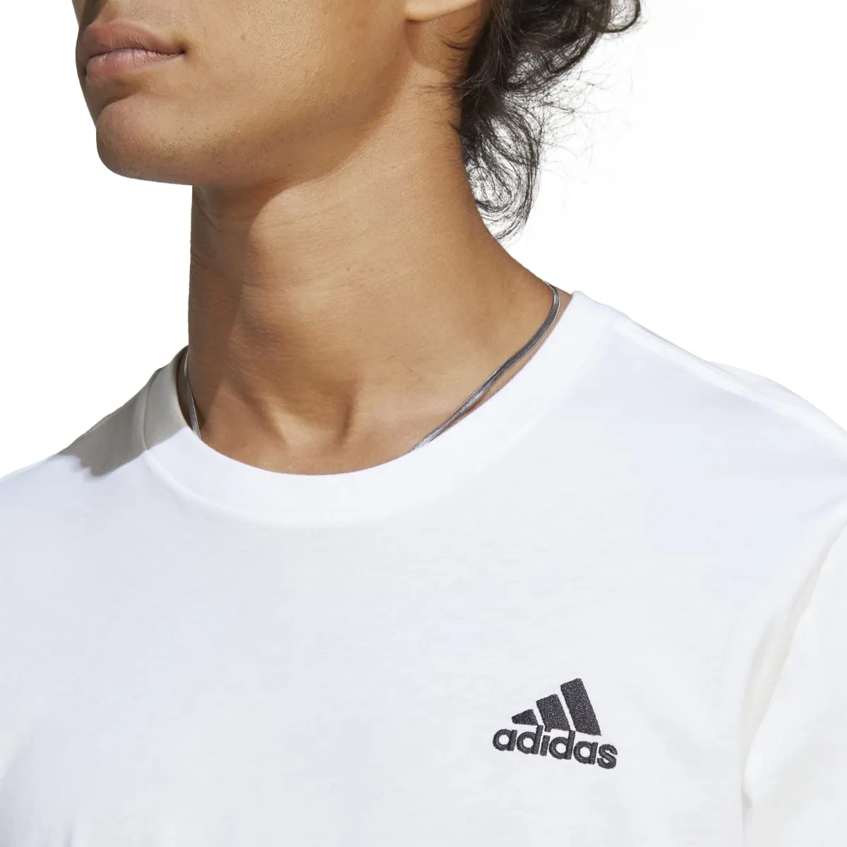 adidas Men's Essentials Single Jersey Embroidered Small Logo Tee