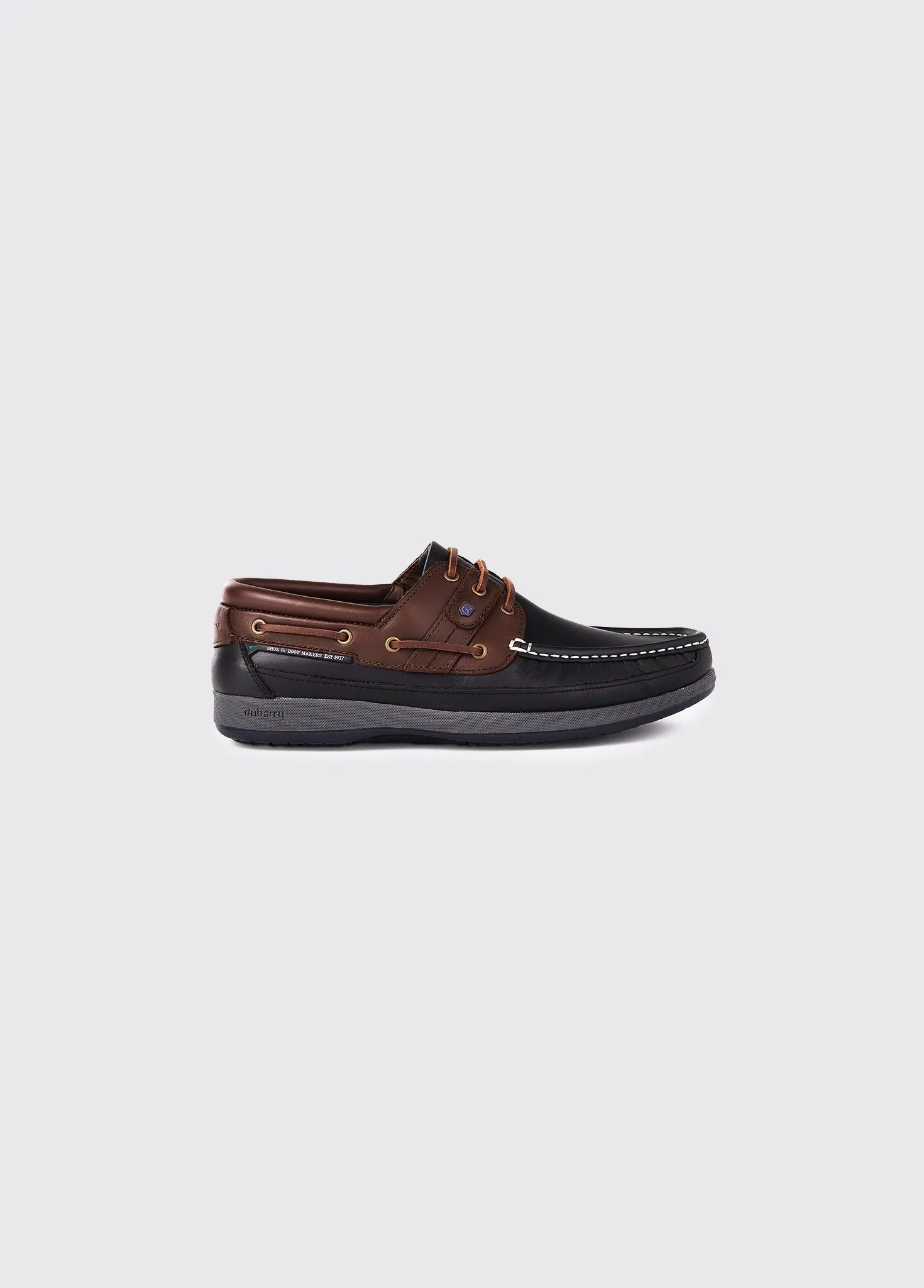 Atlantic Boat Shoe - Navy/Brown