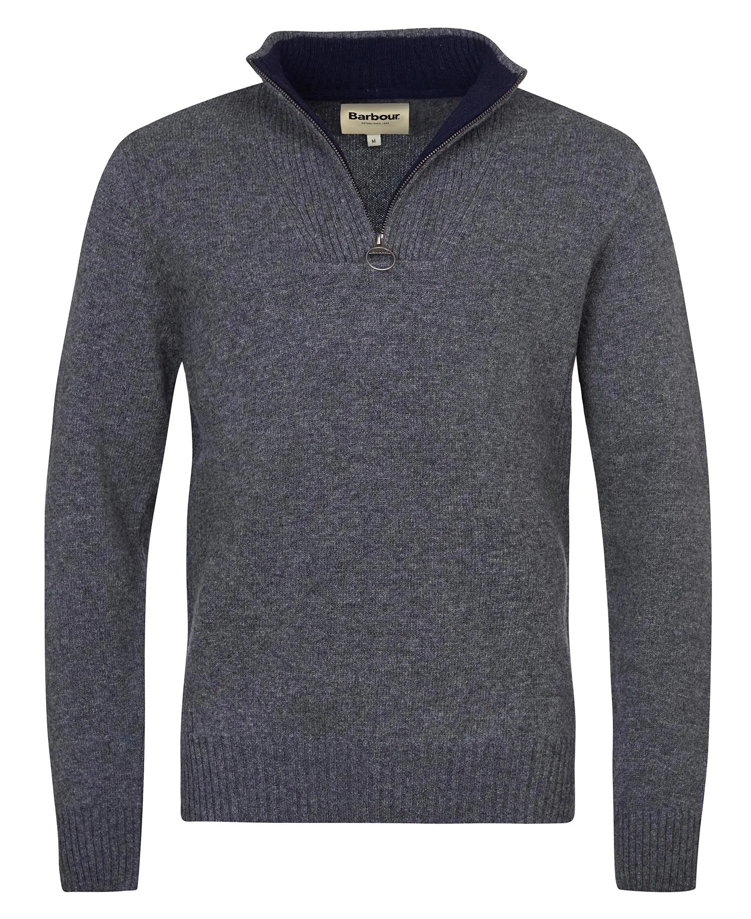 Barbour Mens Nelson Essential Half-Zip Jumper Sweater