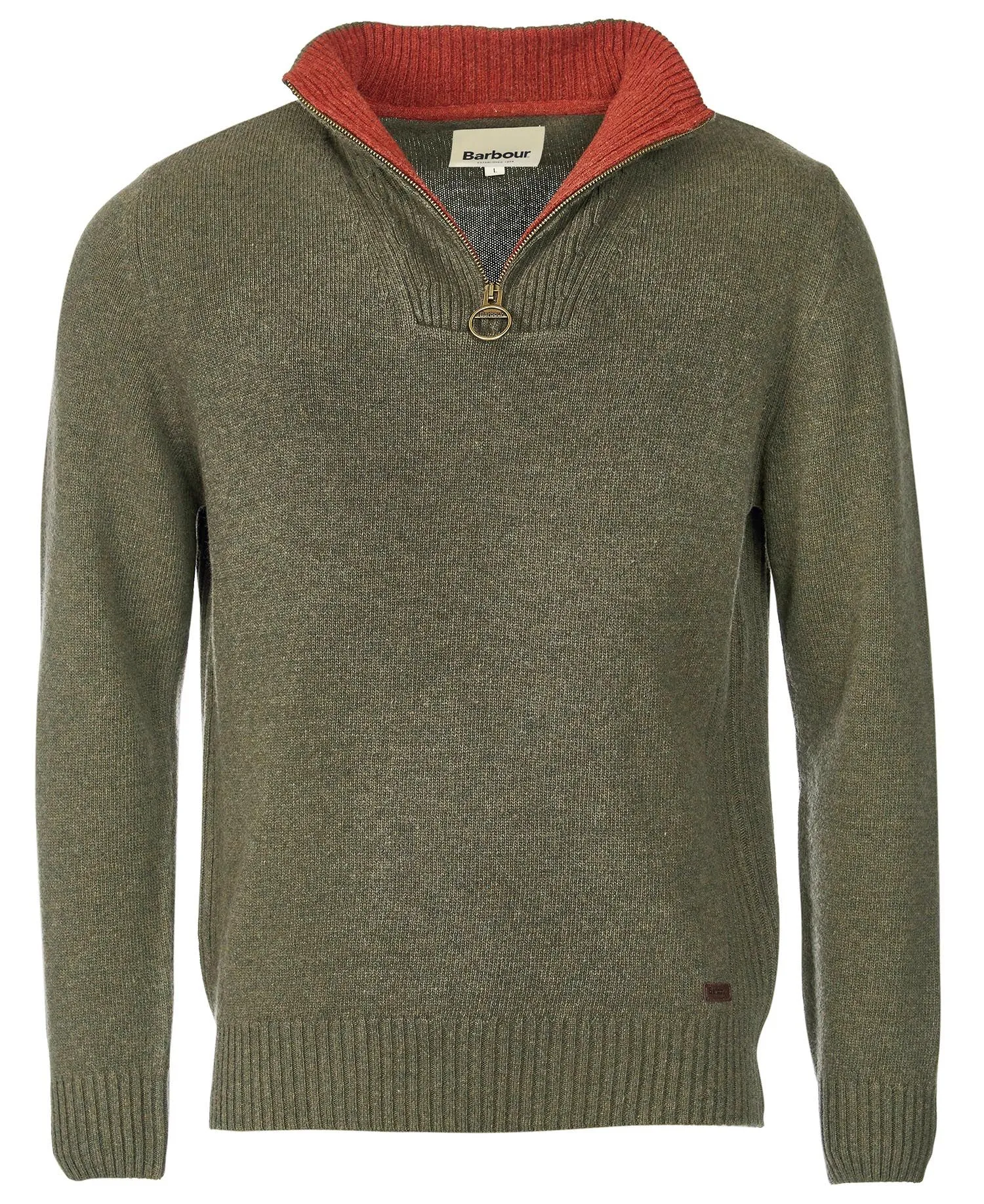 Barbour Mens Nelson Essential Half-Zip Jumper Sweater