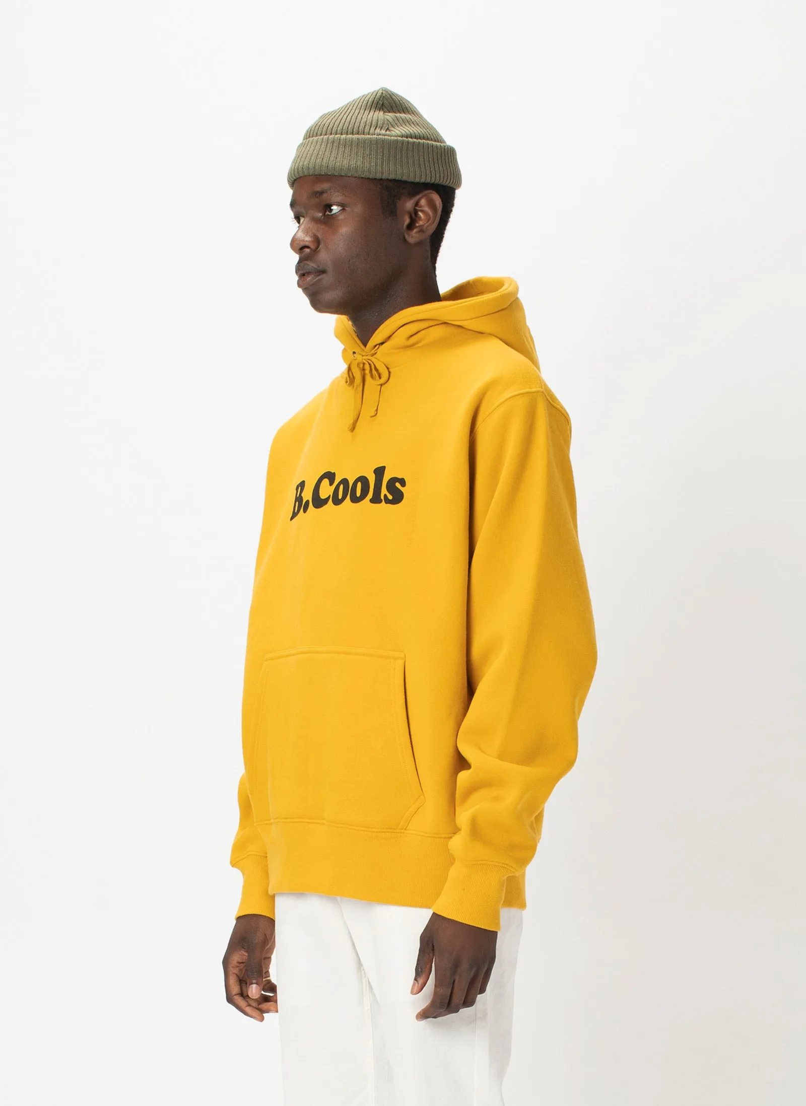 B.Cools Retro Hood Sweatshirt Mustard