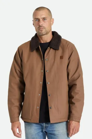 Beta Sherpa Lined Coaches Jacket - Desert Palm