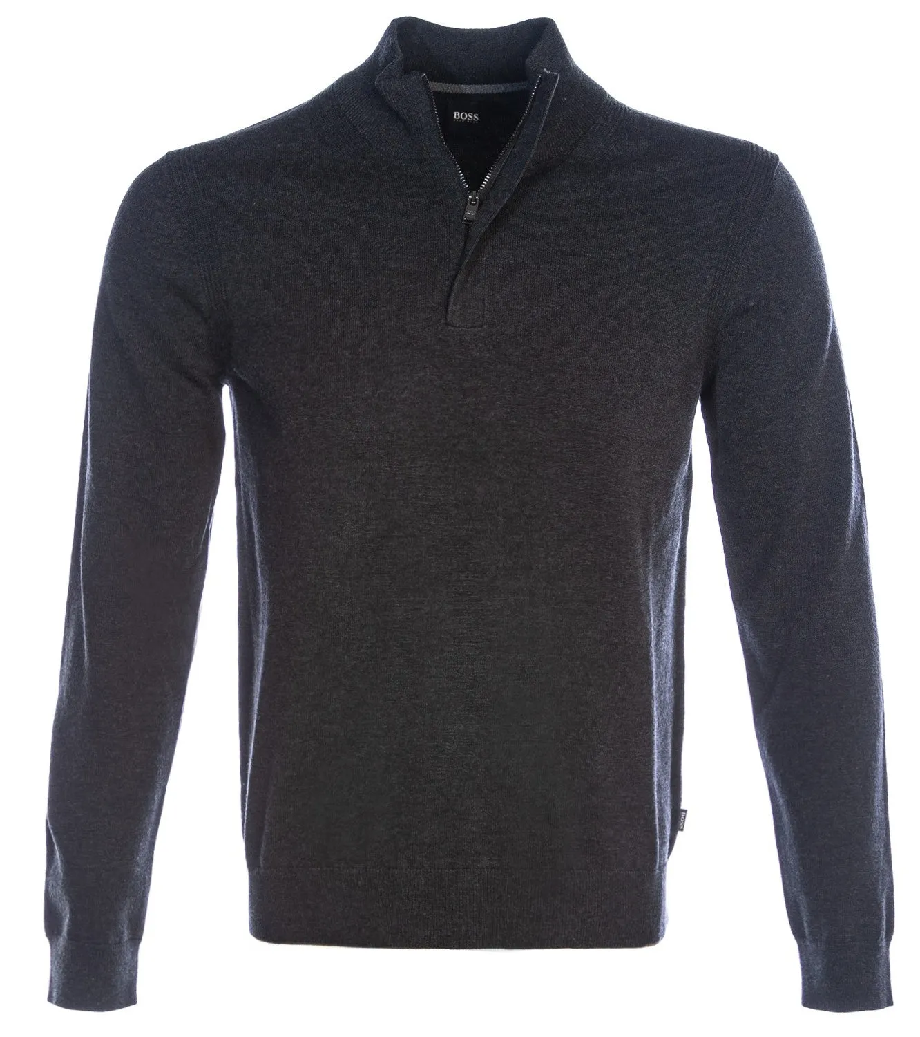 BOSS Maneo Knitwear in Charcoal