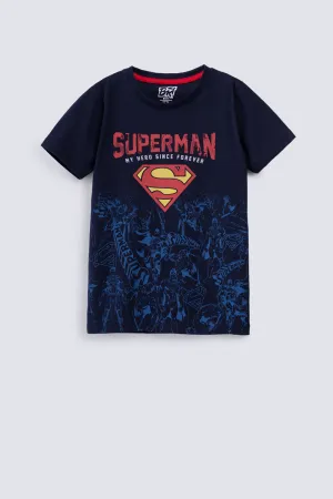 BOYS SUPERMAN PRINT TEE