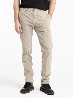 Brown Velvet Chino Trousers