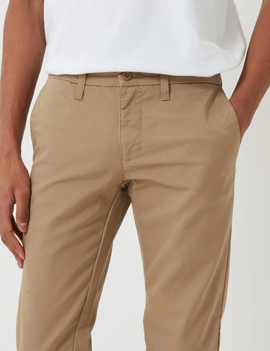 Carhartt-WIP Sid Pant Chino (Slim) - Khaki Leather Rinsed