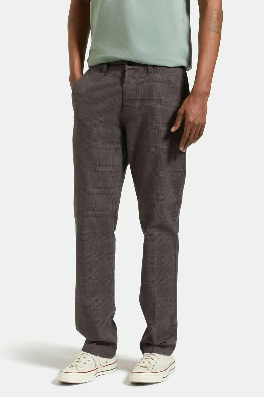 Choice Chino Regular Pant - Black Houndstooth