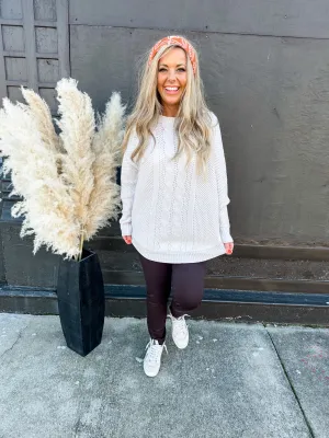 Chunky Knit Sweater Natural