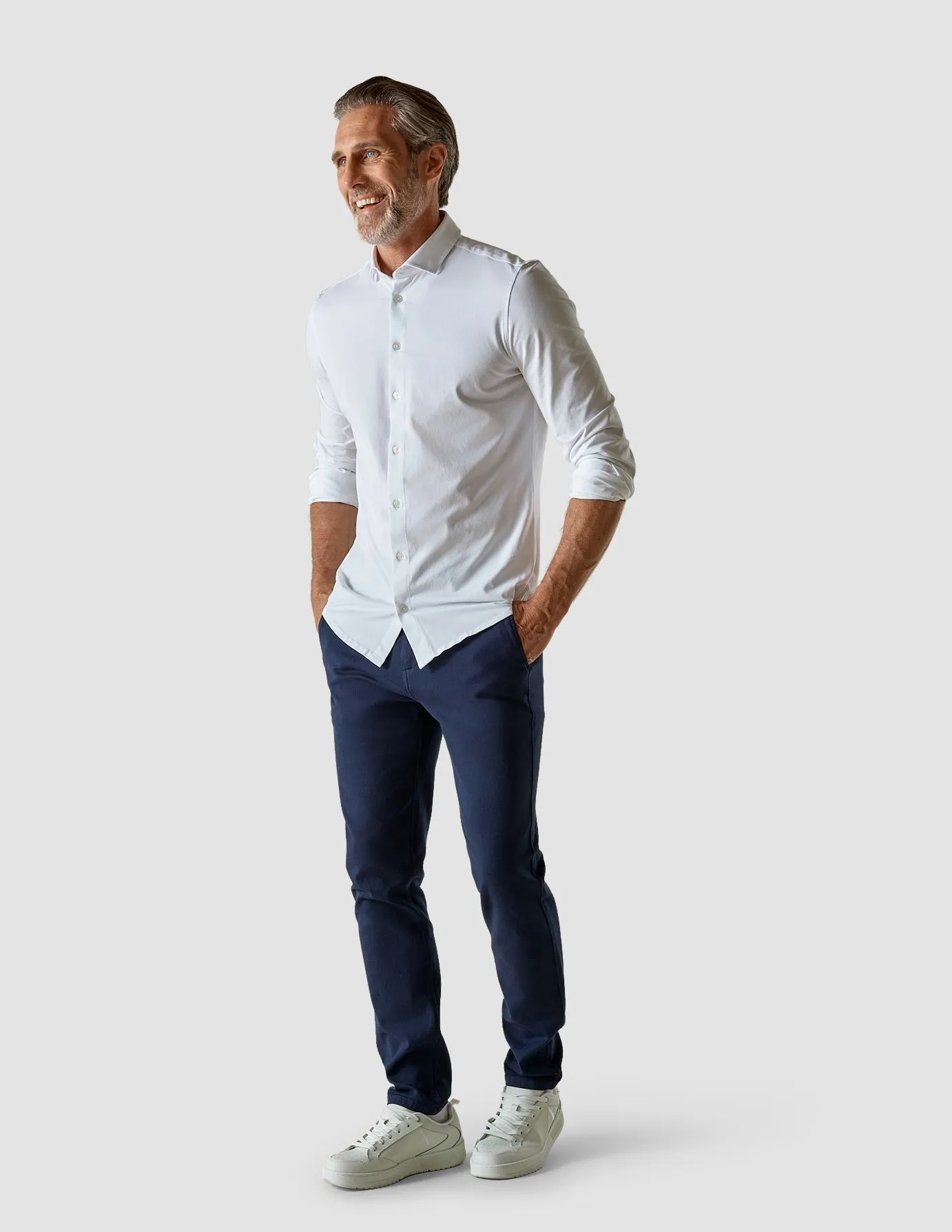 Classic Pants Regular Marine Blue