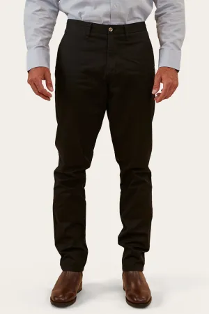 Collins Mens Regular Fit Chino Pant - Black