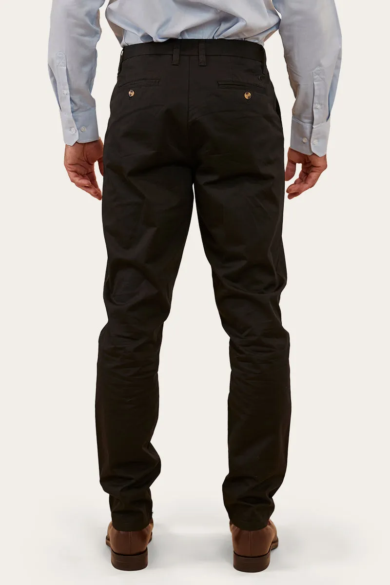 Collins Mens Regular Fit Chino Pant - Black