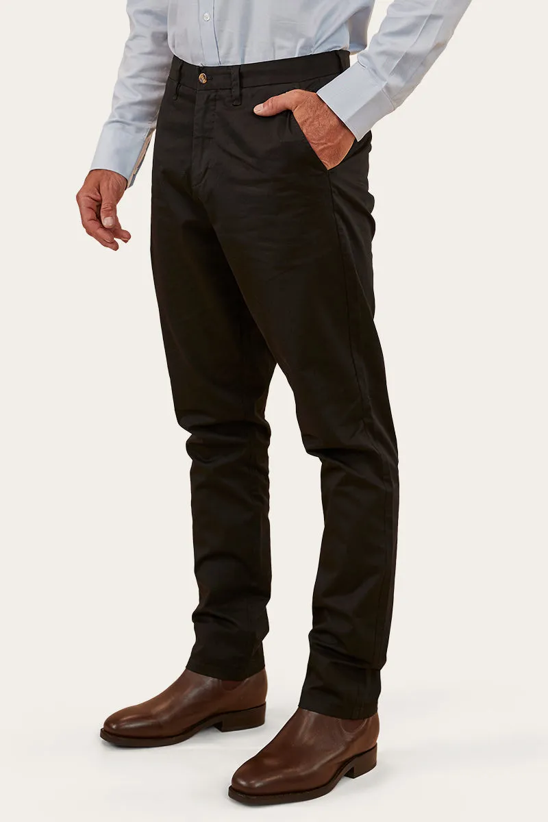 Collins Mens Regular Fit Chino Pant - Black