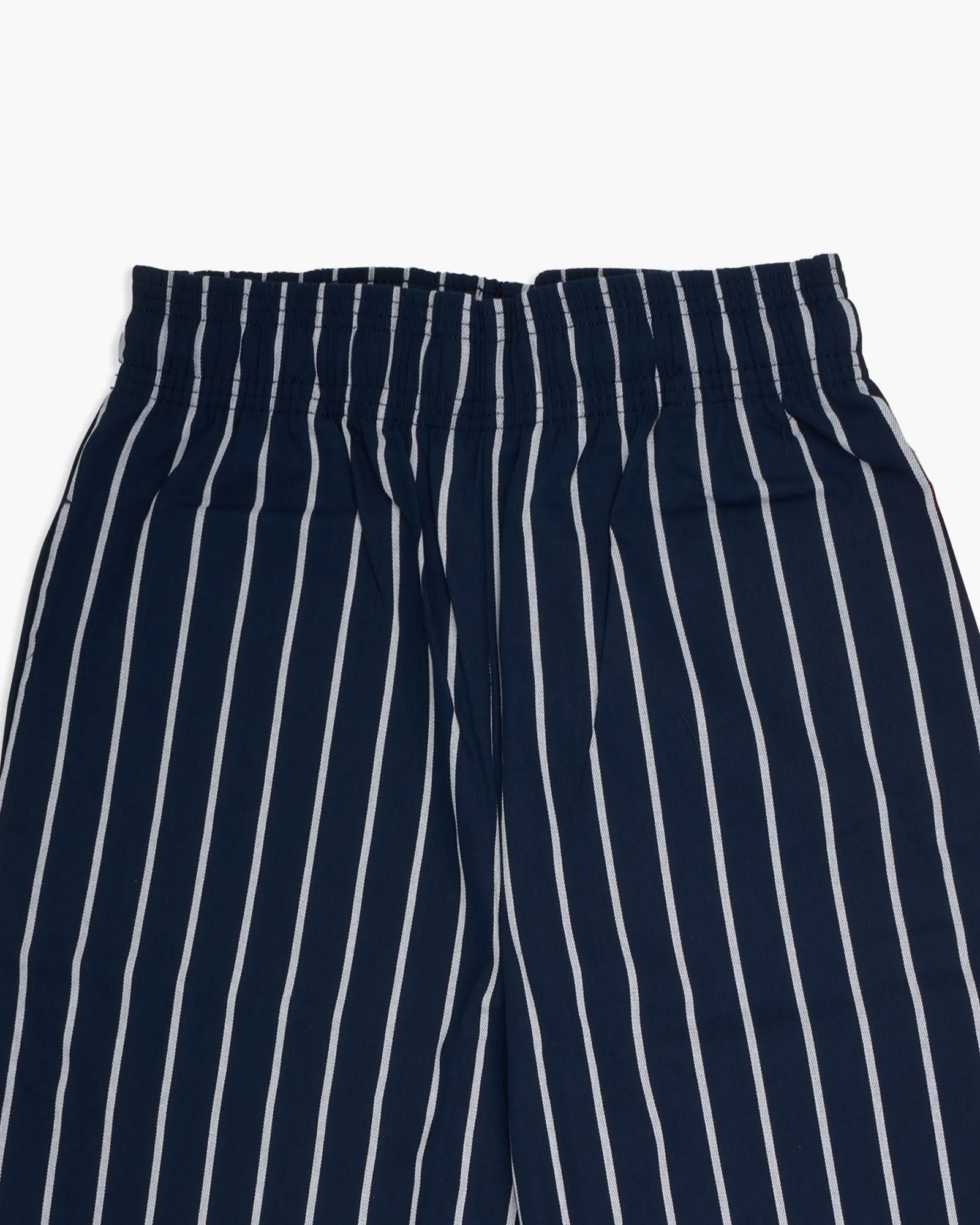 Cookman Wide Chef Pants - Stripe Navy