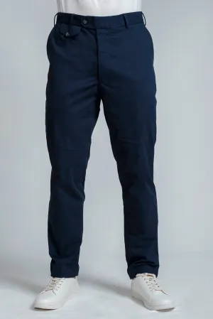 Crocodile Mens Slim Fit Chino Blue Night