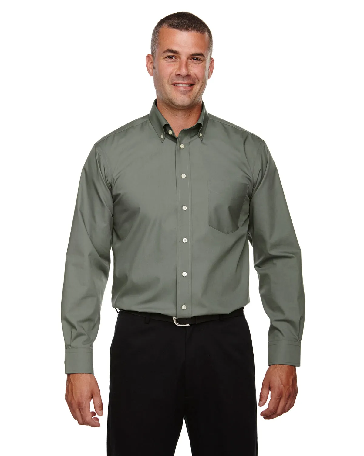 D620 Devon & Jones Men's Crown Woven Collection™ Solid Broadcloth