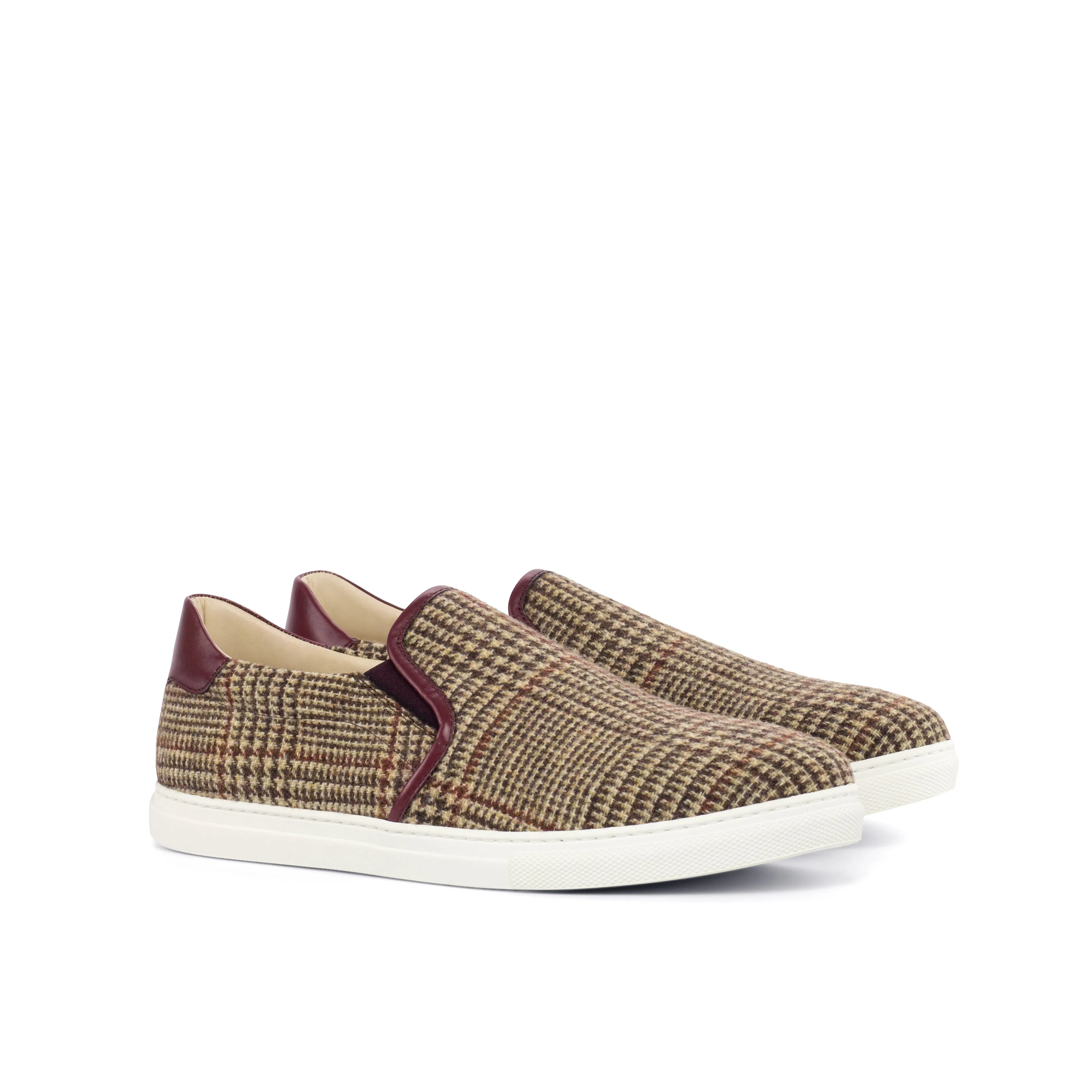 DapperFam Versado in Tweed Men's Sartorial Slip On