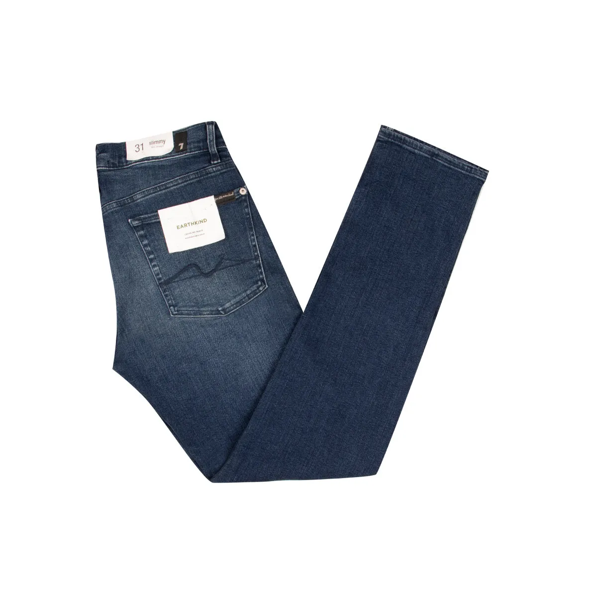 Dark Blue Slimmy Stretch Tek Rebus Jeans