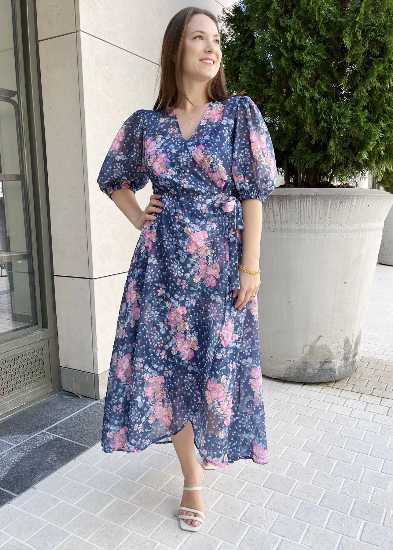 Diane Wrap Dress Secret Garden