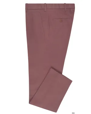 DK Salmon Pink 4-Way Stretchable Soft Chinos