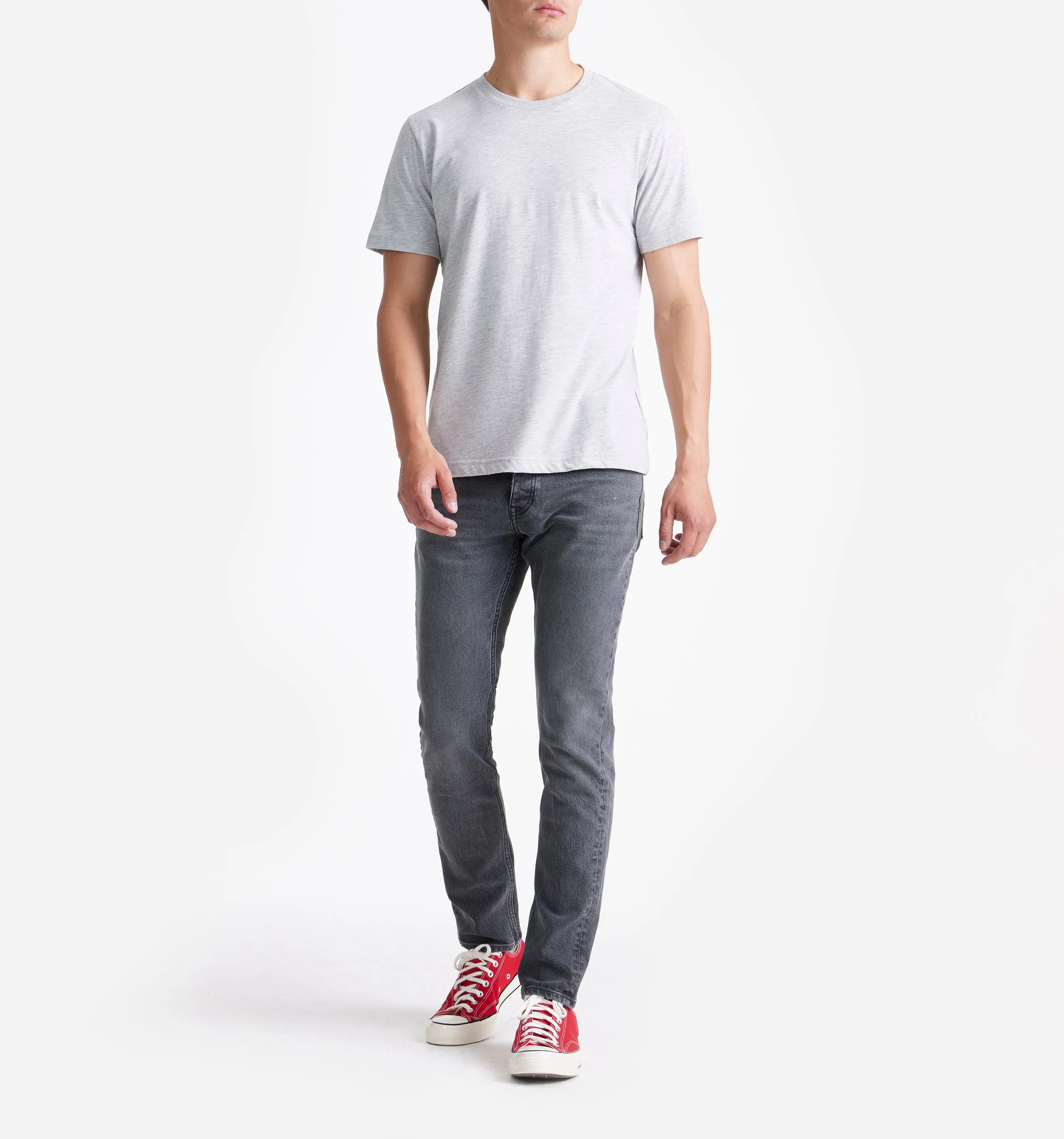 Essential Cotton T-shirt Grey HTR