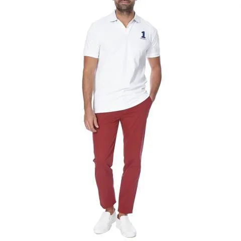 HACKETT London Red Kensington Slim Boys/Mens Chino Trousers