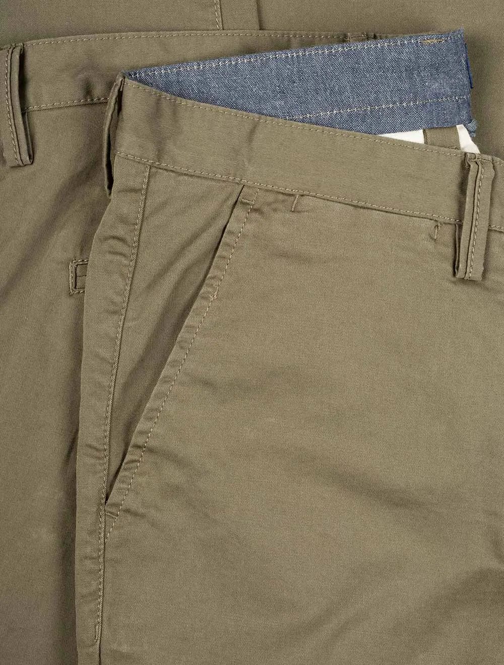 Hallden Slim Fit Twill Chinos Racing Green