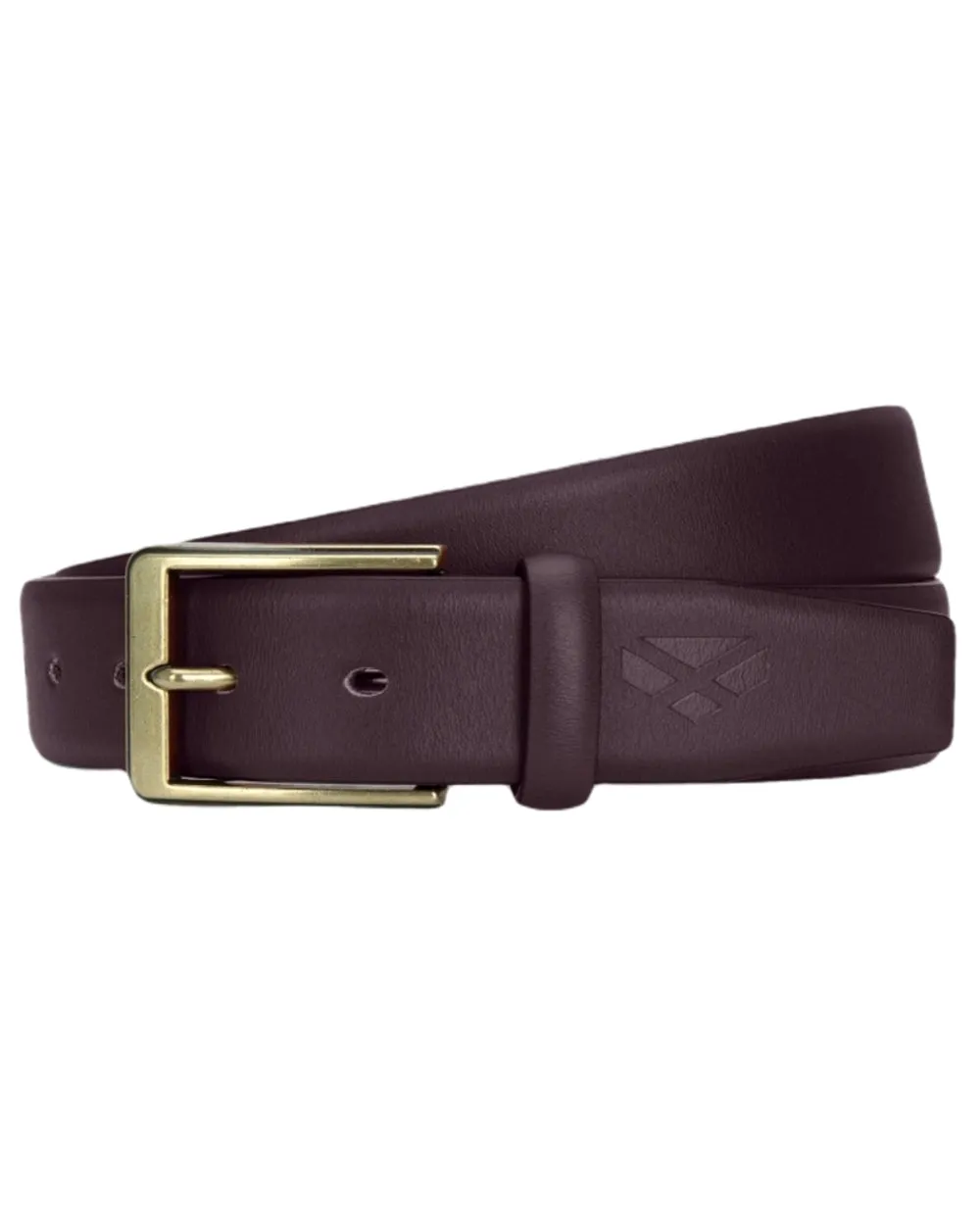 Hoggs of Fife Feather Edge Leather 35mm Belt