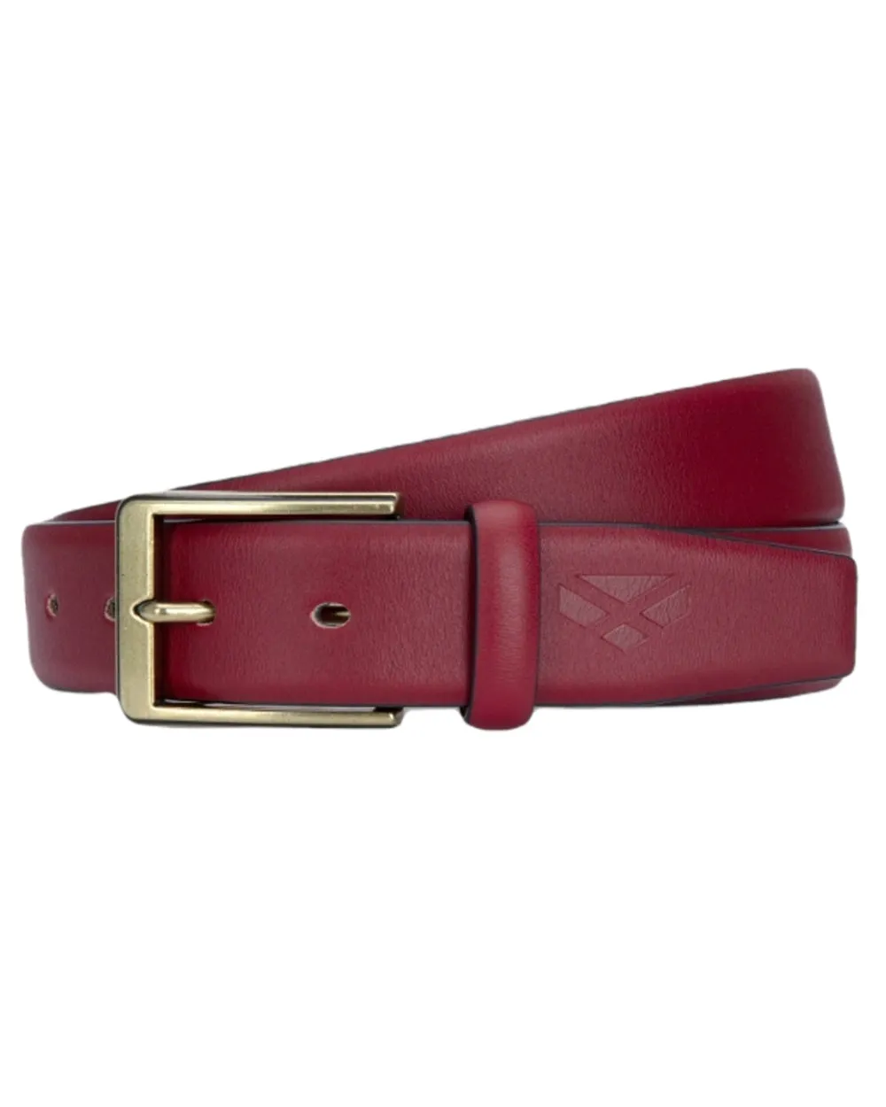 Hoggs of Fife Feather Edge Leather 35mm Belt