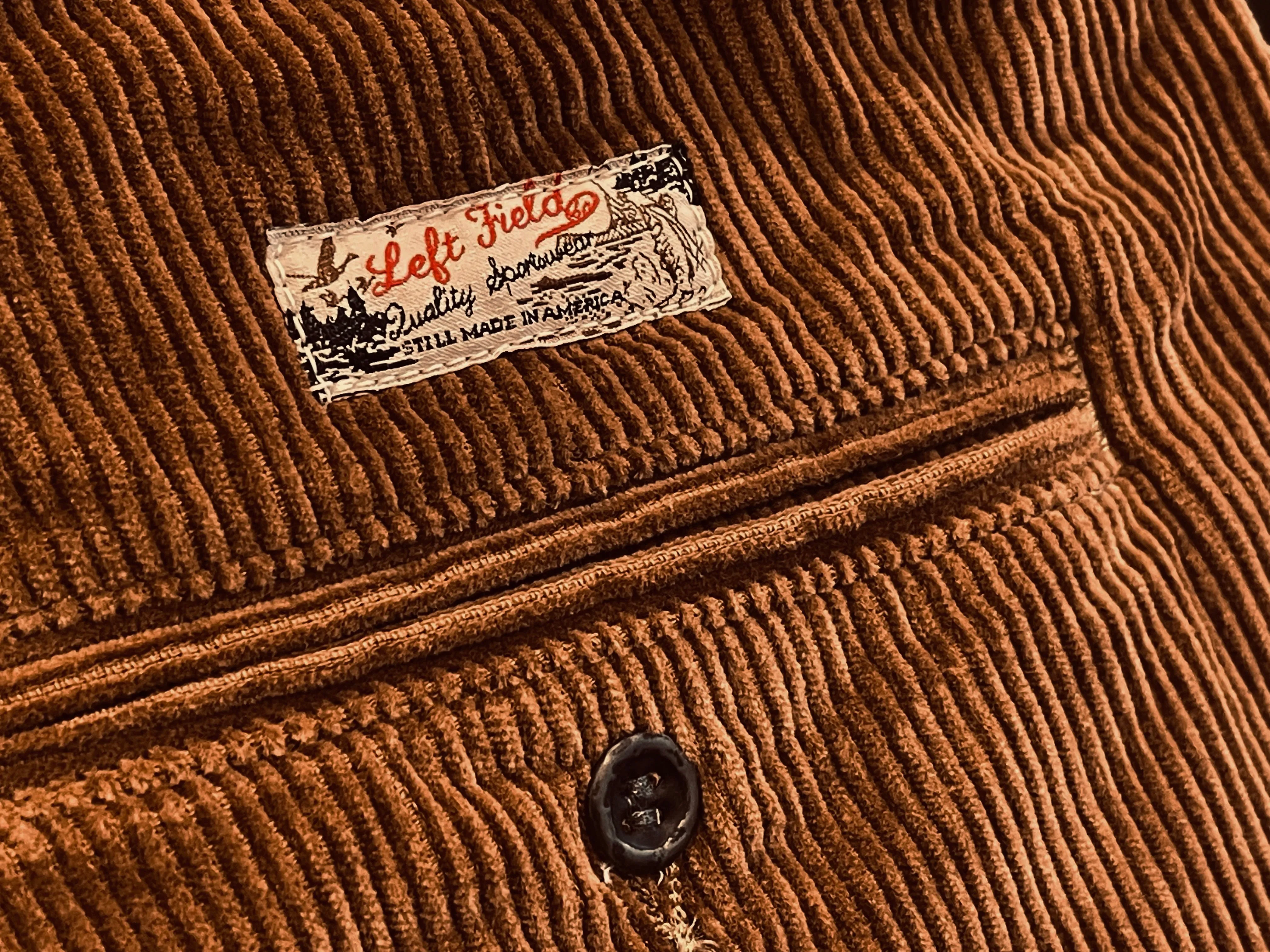 Japanese  8 wale Caramel Corduroy Miners