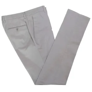 Light Grey Slim Fit Stretch Cotton Chino