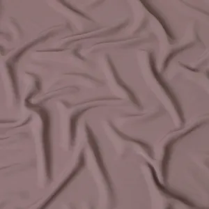 Light plum plain synthetic stretchable barbie crepe fabric-D17022