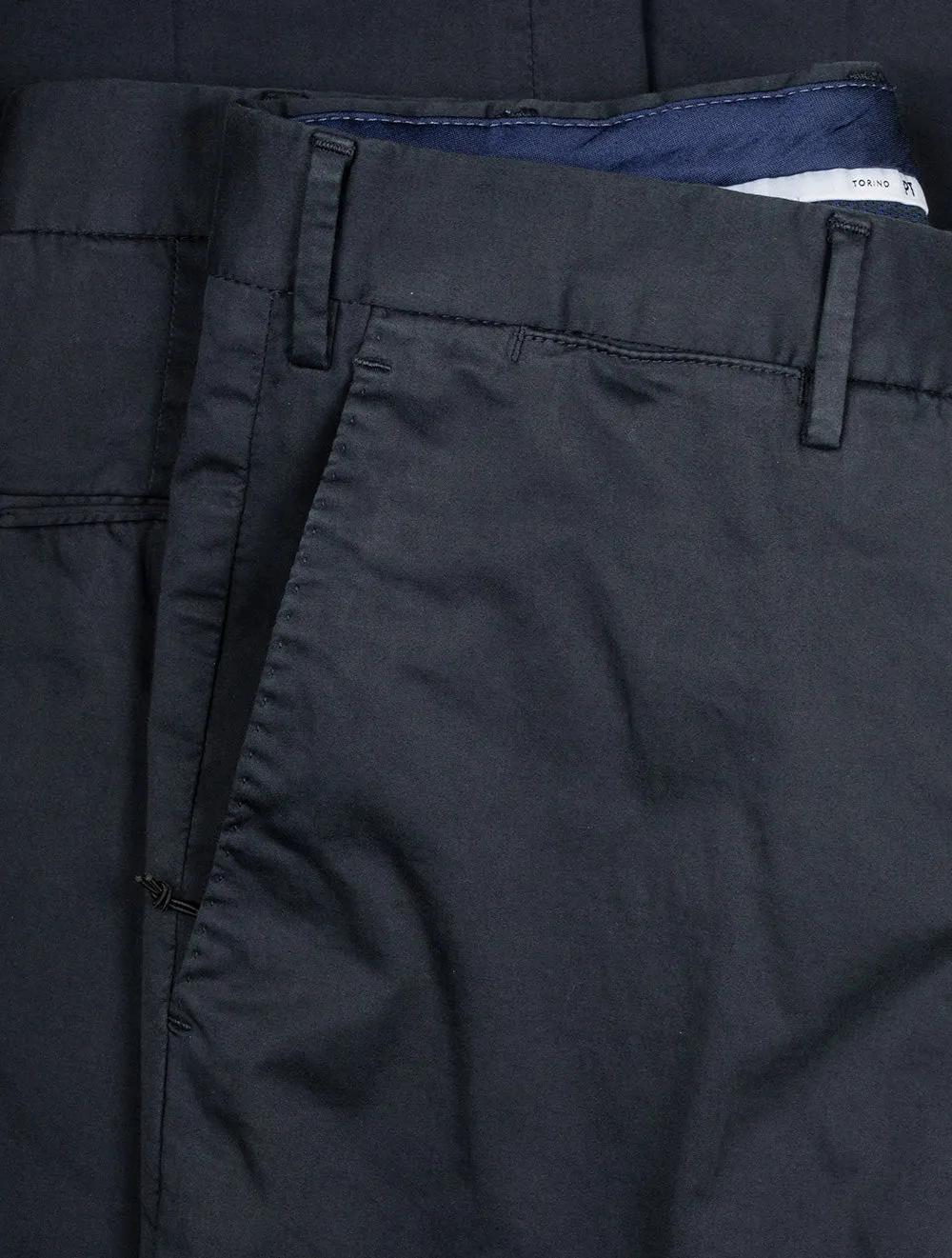 Light Stretch Gabardine Trouser Navy