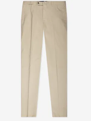 Light Stretch Gabardine Trouser Sand