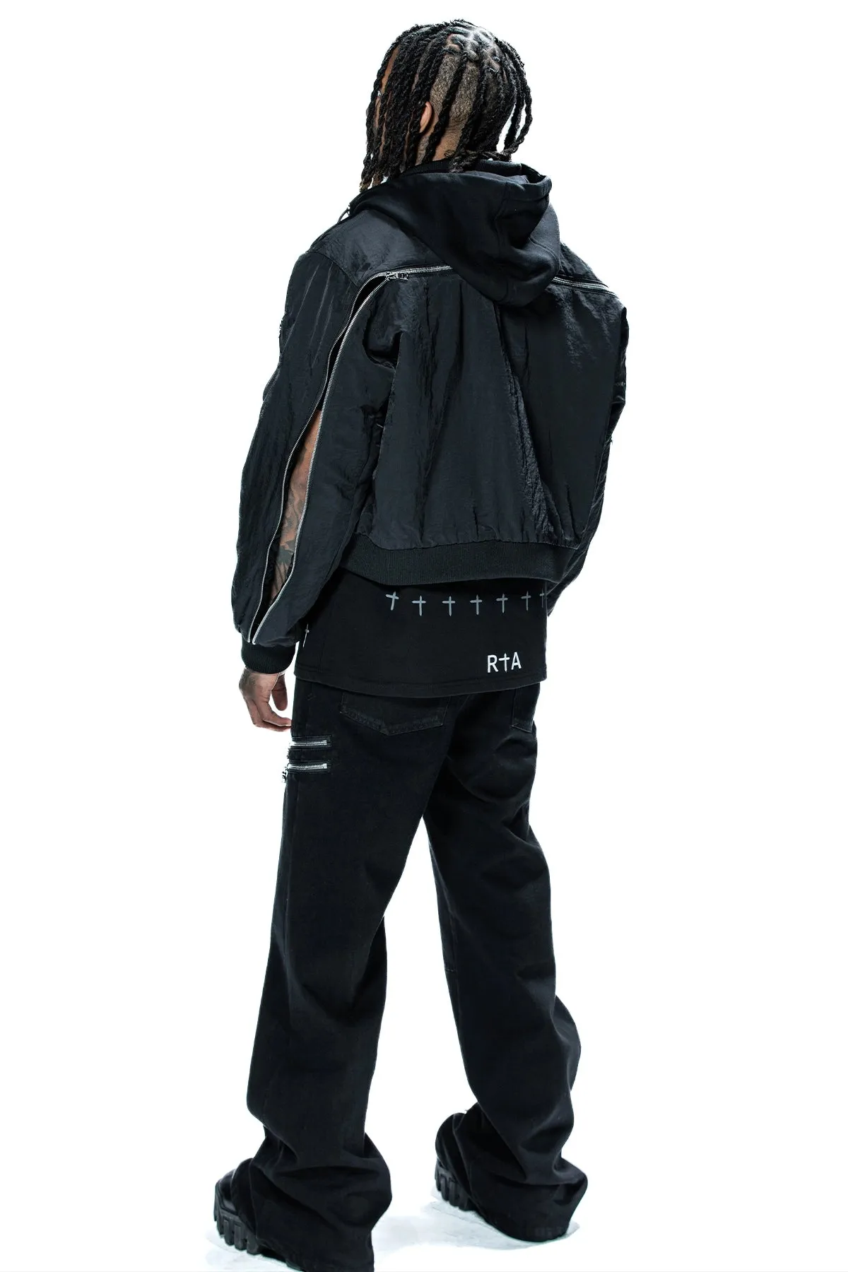 MICKIE JACKET | BLACK ZIPPERS