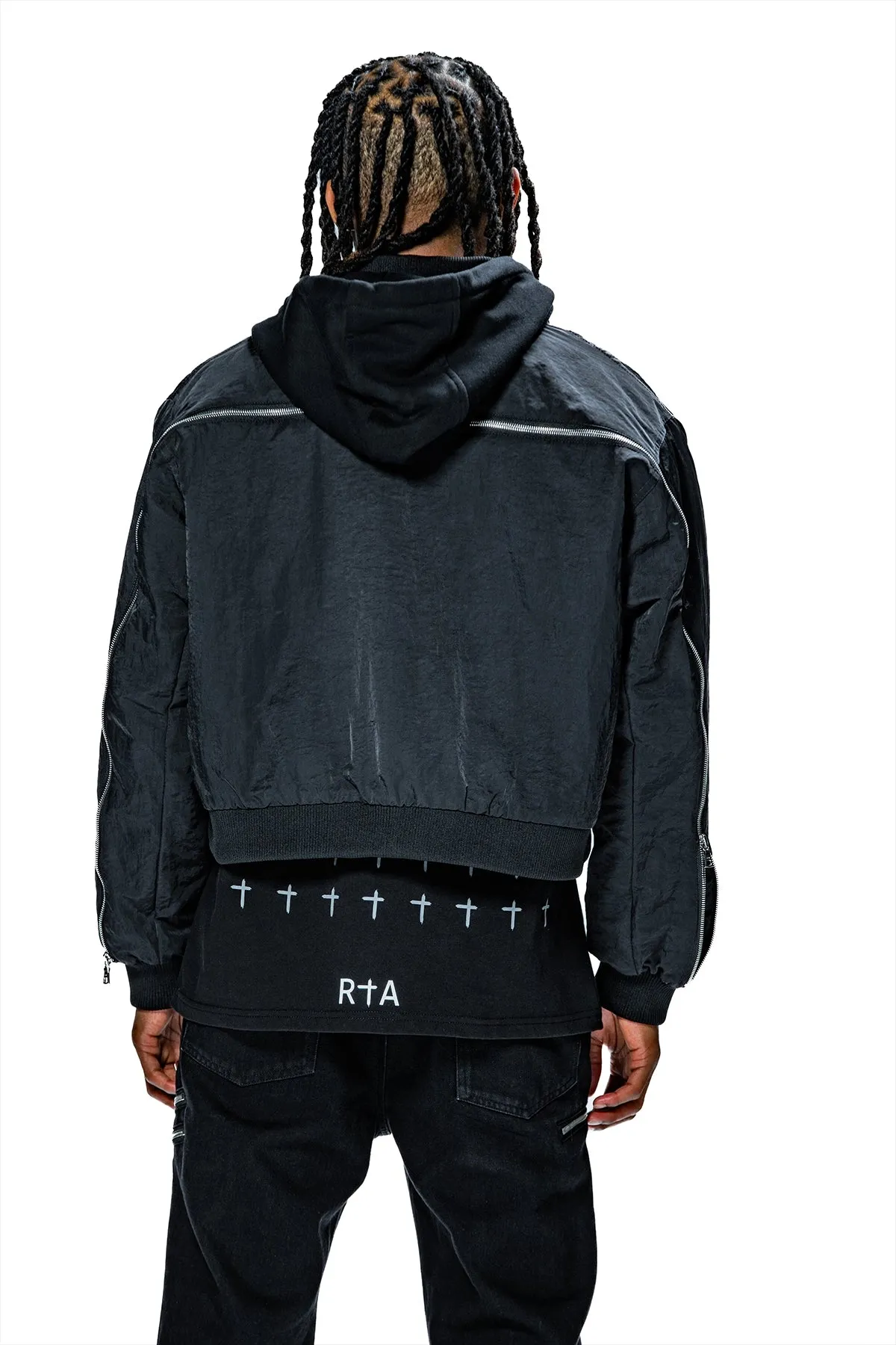 MICKIE JACKET | BLACK ZIPPERS