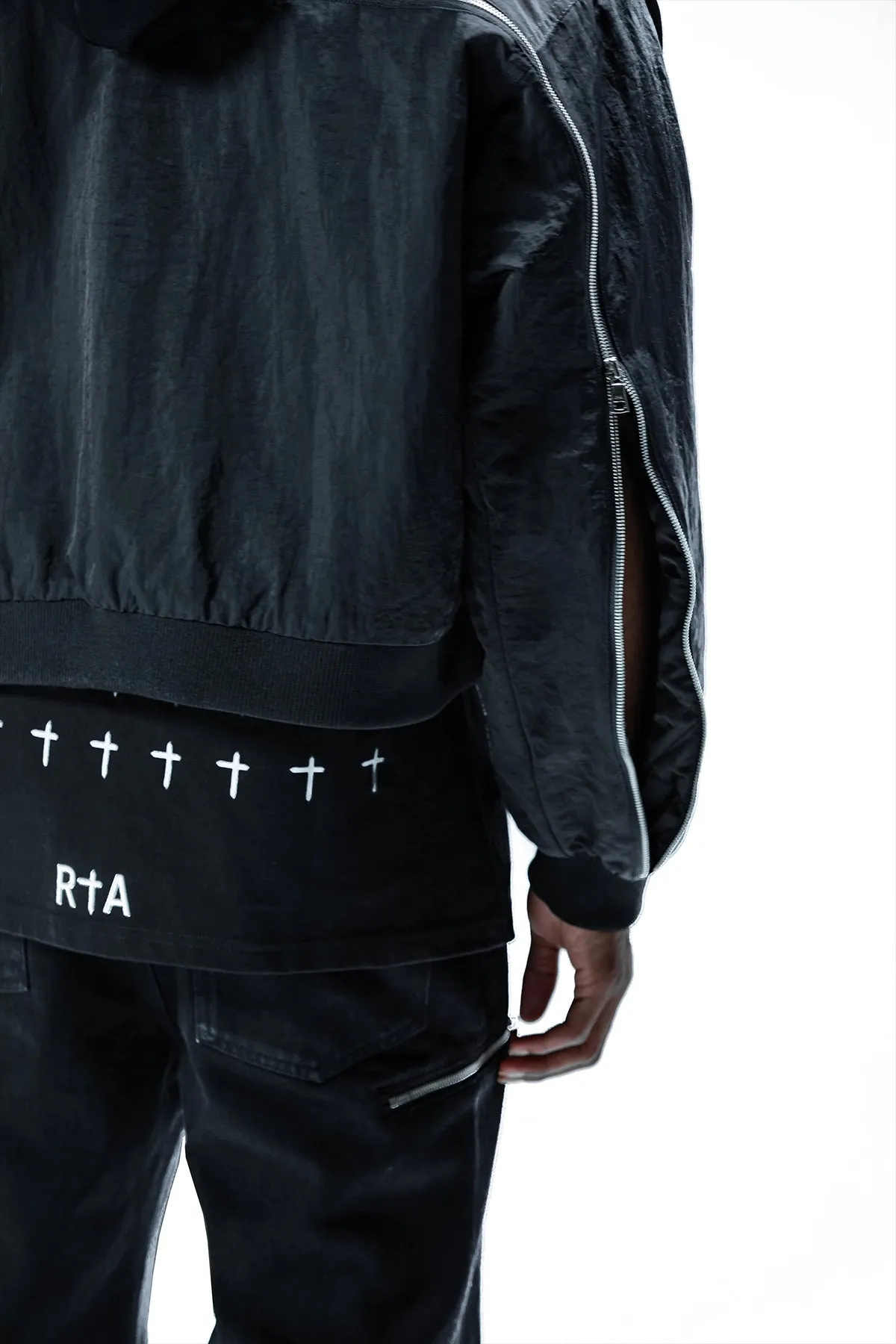 MICKIE JACKET | BLACK ZIPPERS