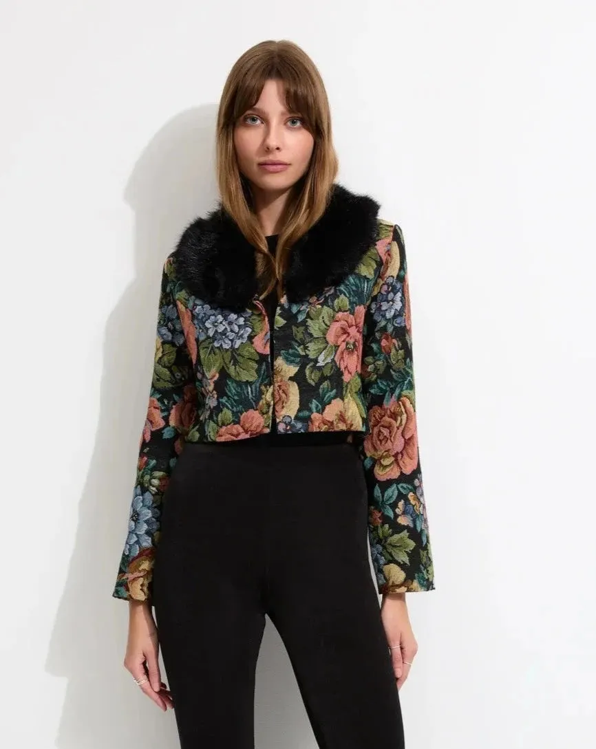 Monarch Cropped Jacket | Tapestry