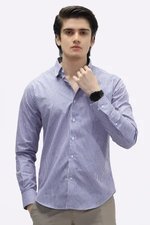 Multicolor Pencil Stripe Casual Milano Shirt