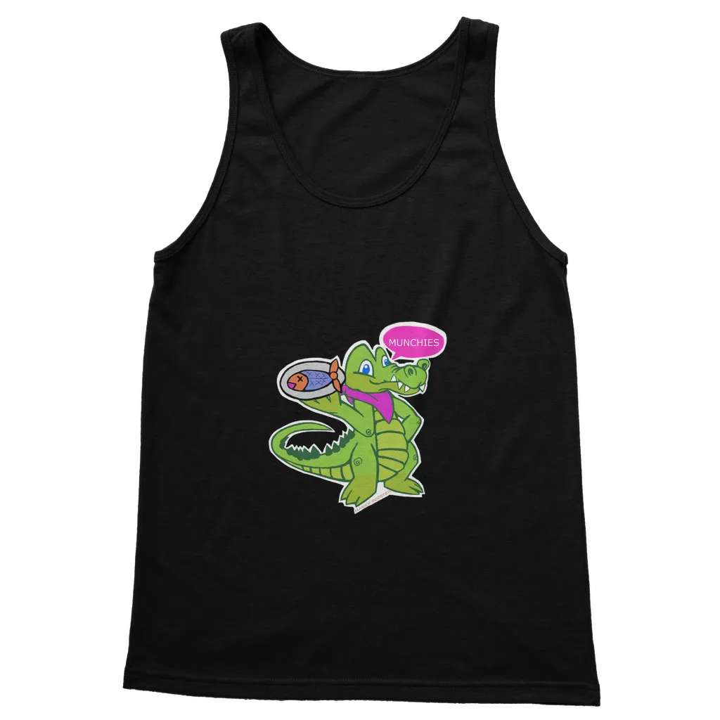 Munchies the Crocodile Classic Adult Vest Top