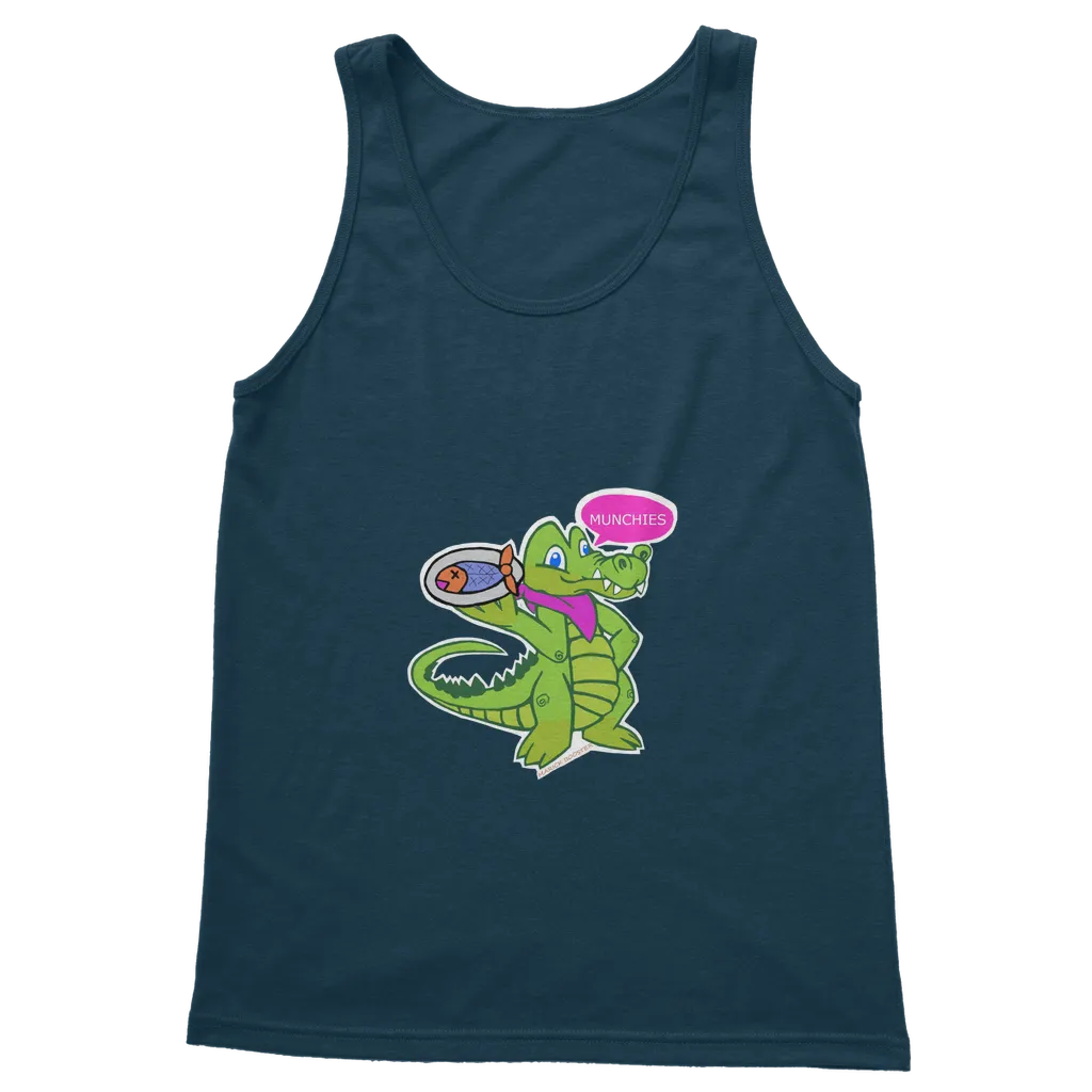 Munchies the Crocodile Classic Adult Vest Top