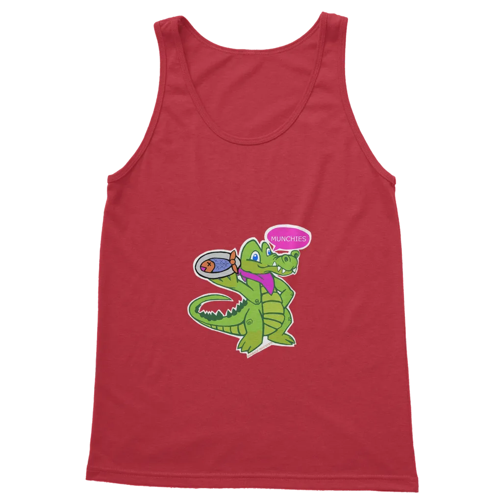 Munchies the Crocodile Classic Adult Vest Top