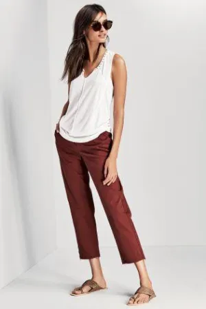 Next Womens Rust Wash Chinos Trousers