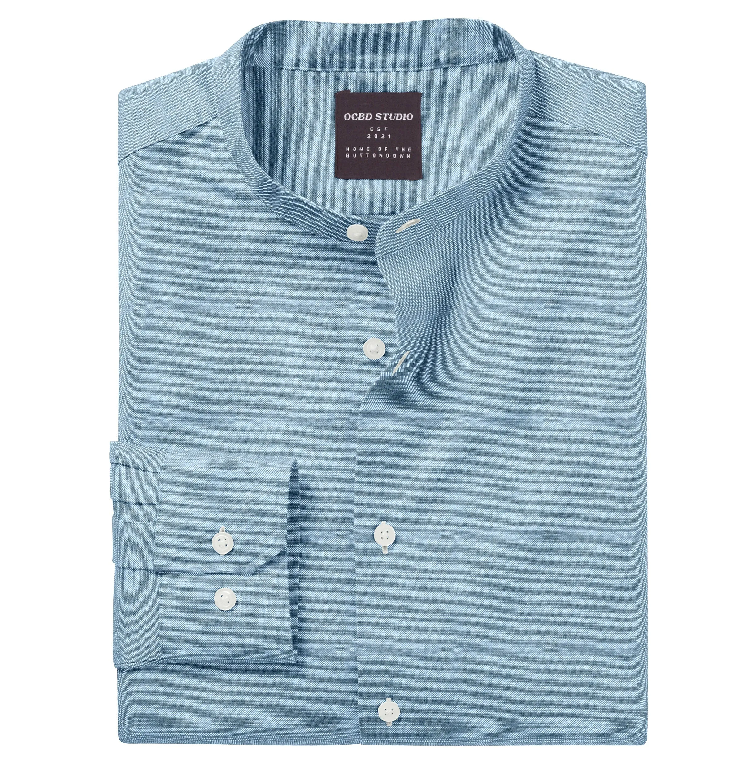 Oxford - Band Collar - Sky Blue