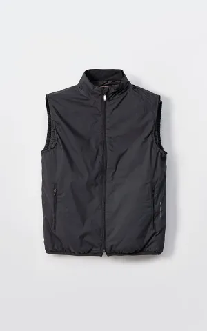 PUFFER  SLEEVELESS JACKET NAVY