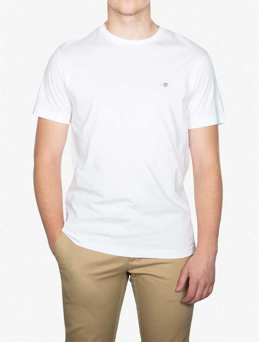 Regular Shield Short Sleeve T-Shirt White