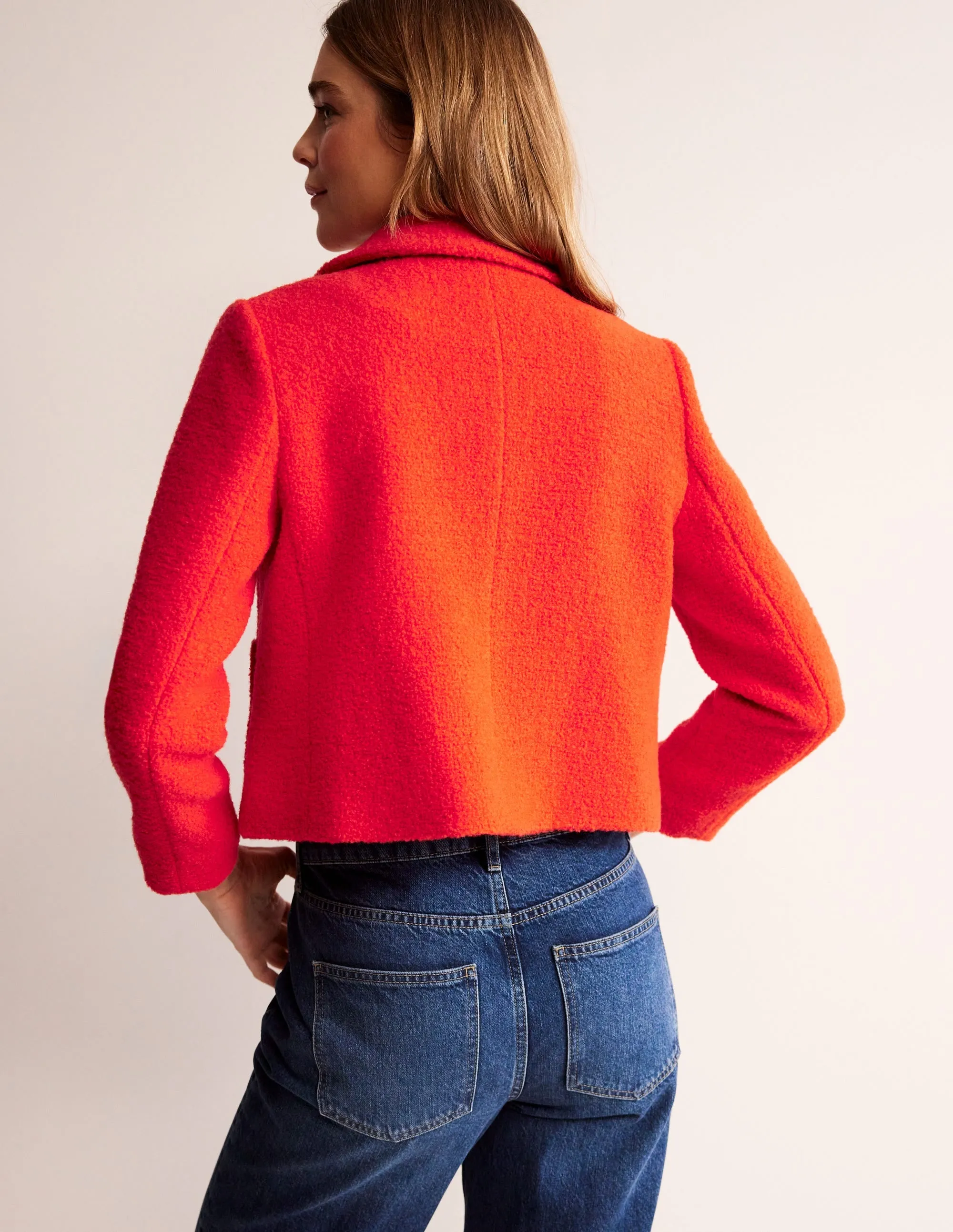 Rye Cropped Jacket-Fiesta