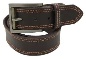 Saddler Belts 40mm Genuine Leather Double Stitch (126565)